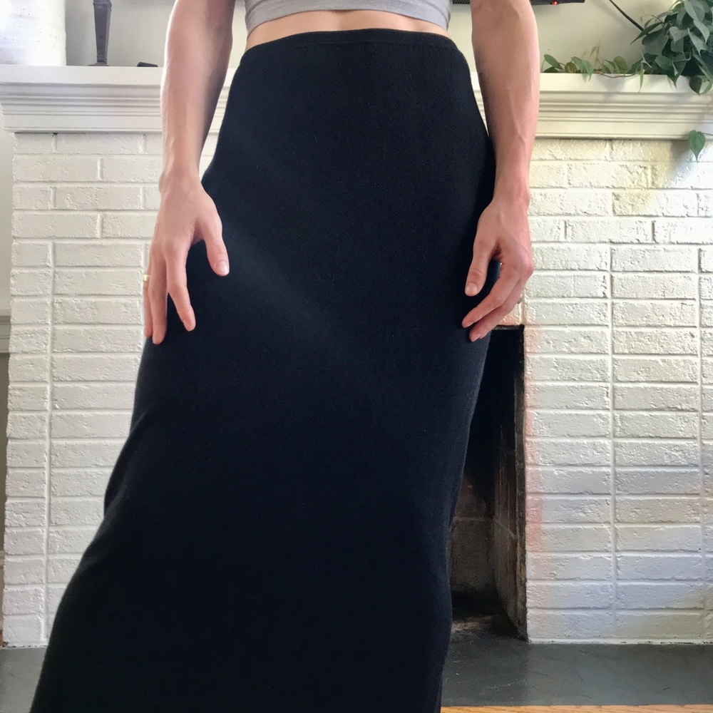 Vintage TSE Cashmere Long Skirt